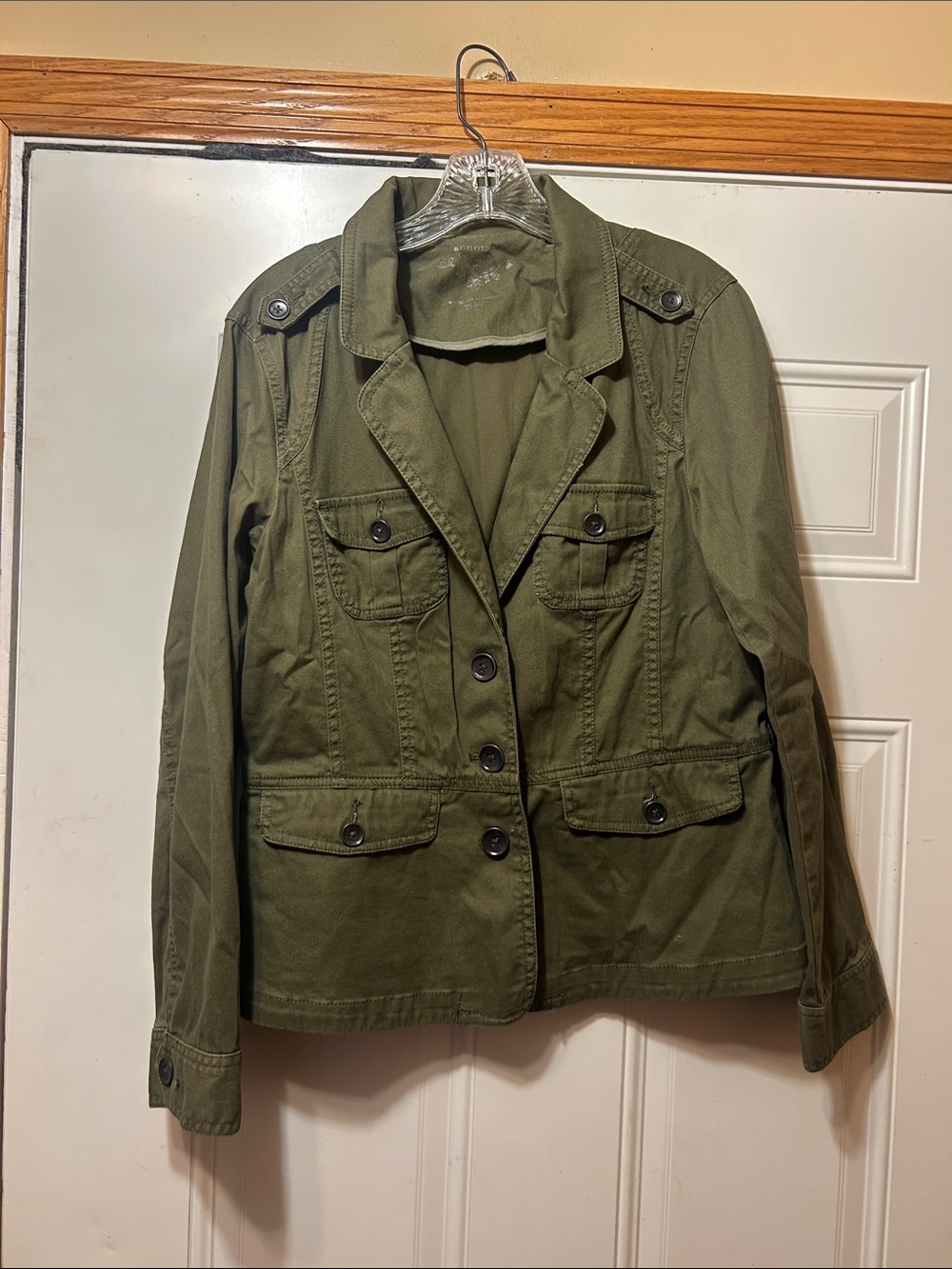 Sonoma Olive Utility Field Jacket M
